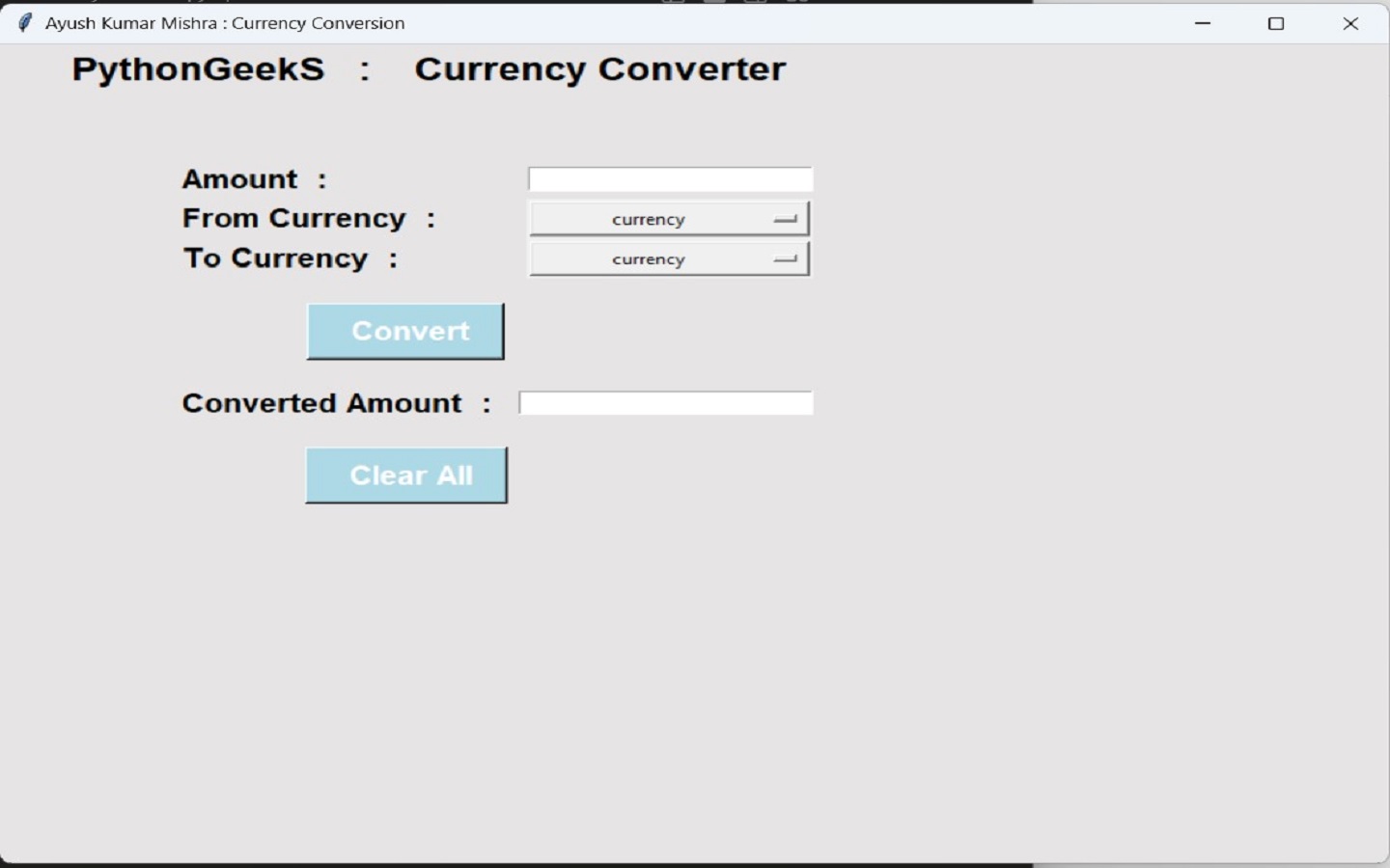 python currency converter